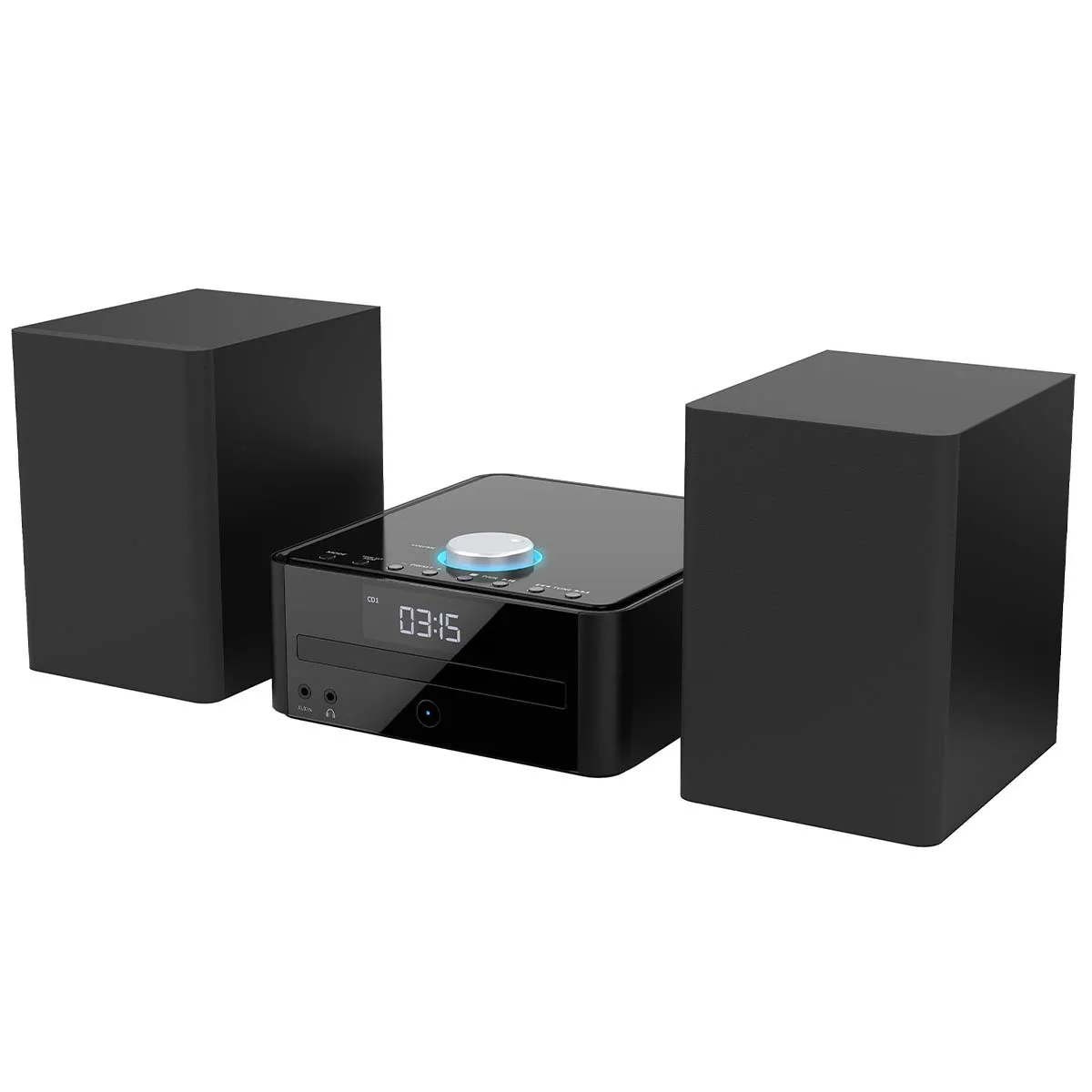 Jensen Audio Bluetooth CD Music System with Digital AM/FM Stereo Receiver and Remote Control