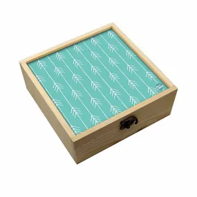 Jewellery Box Wooden Jewelry Organizer -  Blue Arrow End