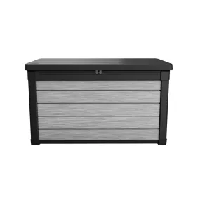 Keter Denali 100 Duotech Garden Storage Box Grey/Black 380L