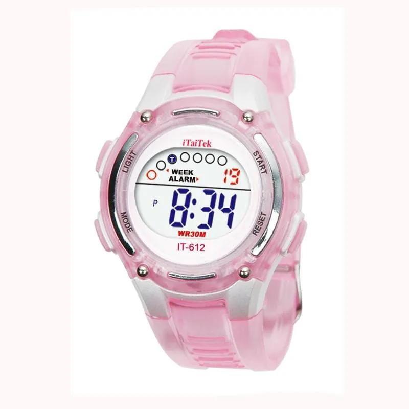 Kid's Candy Color Waterproof Digital Watches