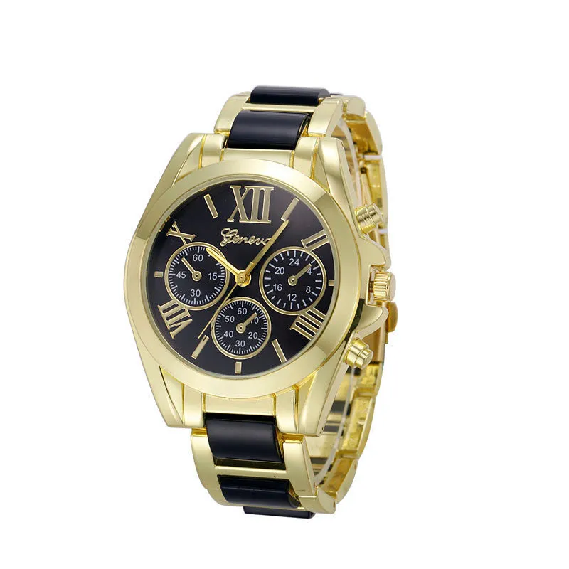 Landfox Luxury Brand Watches Men Montres Gold Watch For Men Horloges Geneva Roman Numeral Uhr Mens Wrist Watch Man Of The Brands