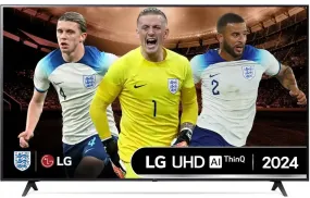 LG 50UT80006LA (2024) LED HDR 4K Ultra HD Smart TV, 50 inch with Freeview Play/Freesat HD, Ashed Blue