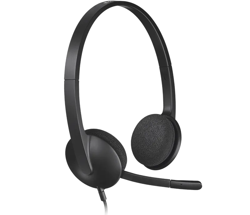 Logitech H340 USB Stereo Headset 981-000477 (2 Years Manufacture Local Warranty In Singapore)-EOL