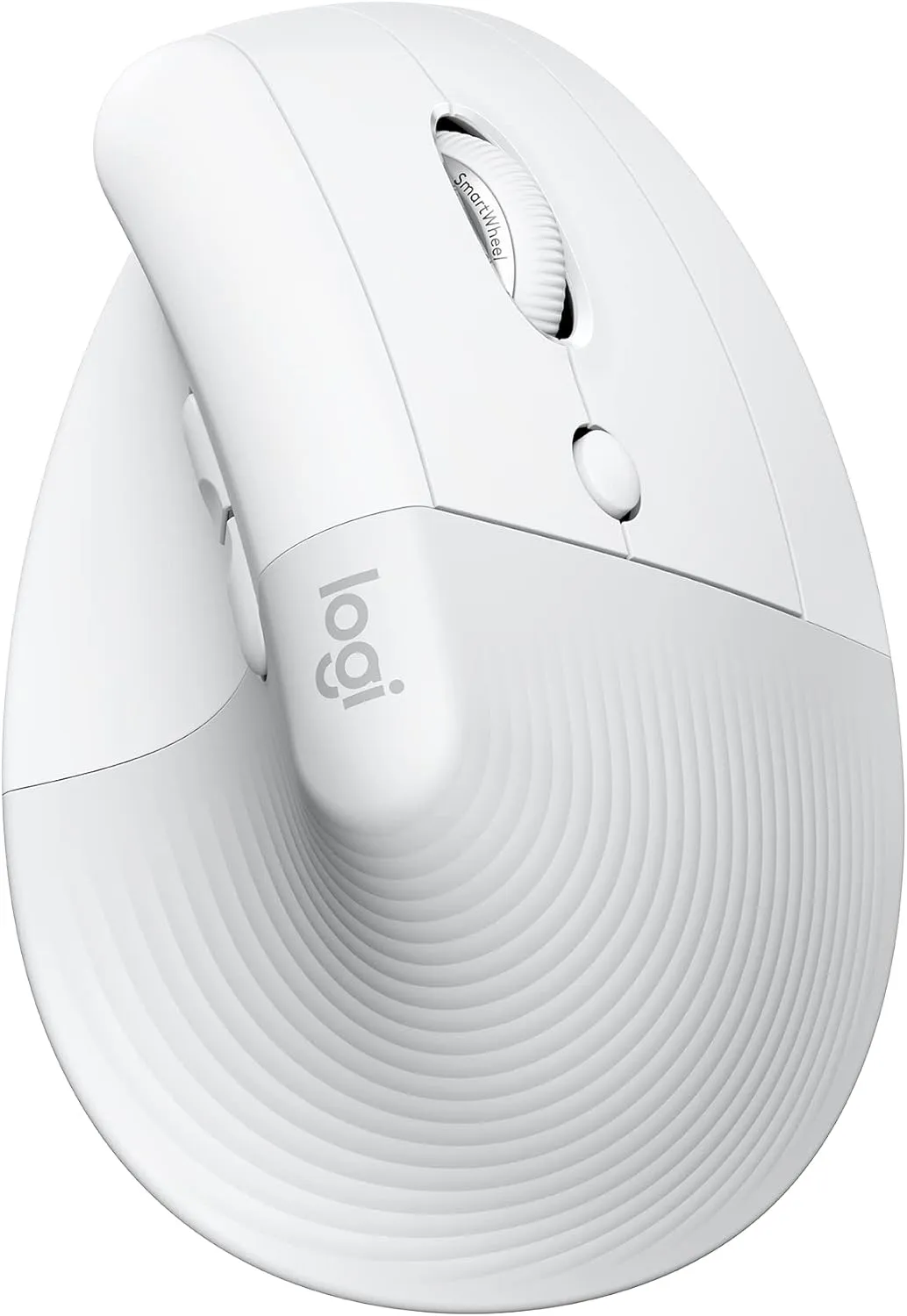 Logitech Lift for Mac Wireless Mouse 人體工學垂直滑鼠 - Pearl White 珍珠白色 910-006470 原裝行貨