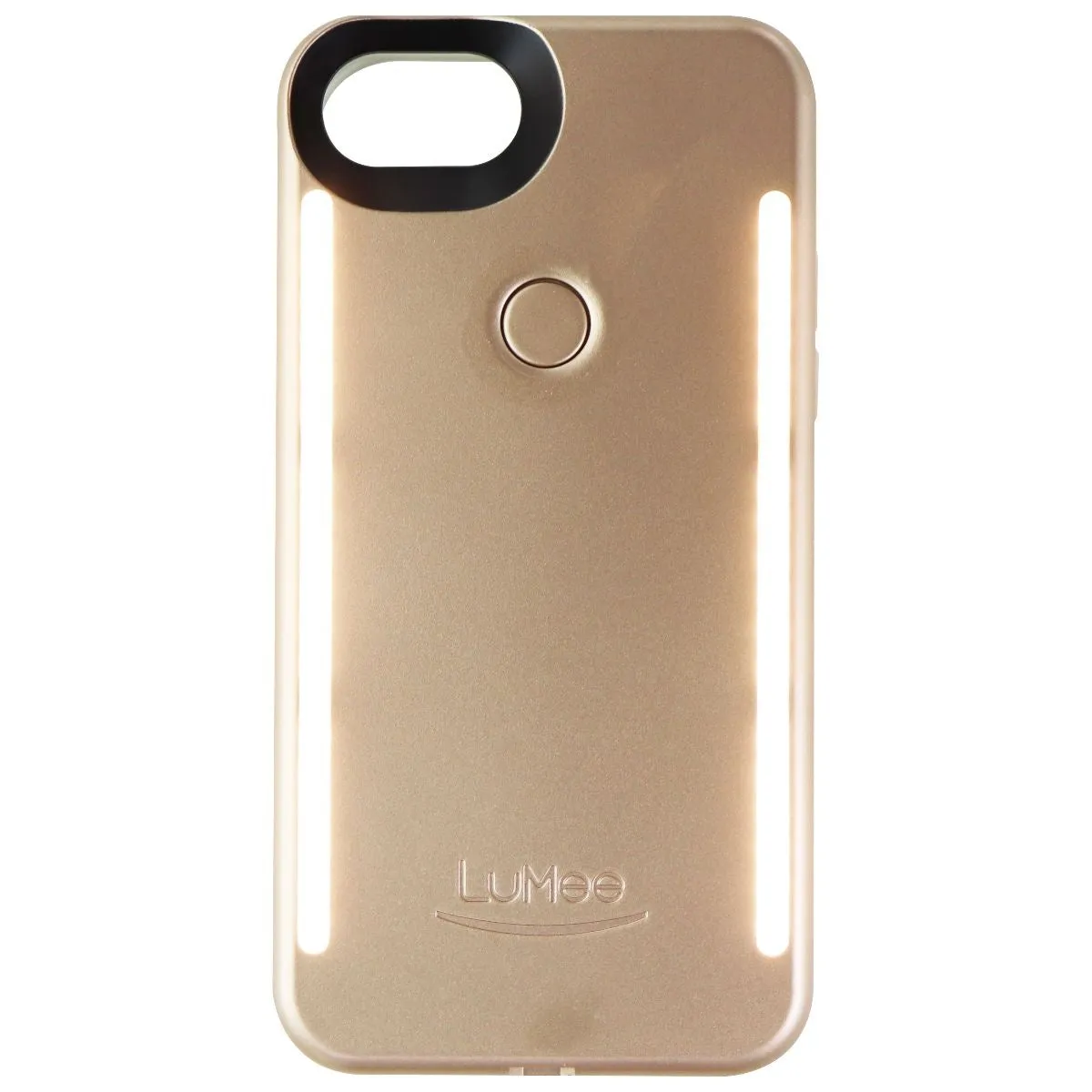 LuMee Duo Series Case for iPhone SE (2nd Gen) / iPhone 8 / iPhone 7 - Gold Matte