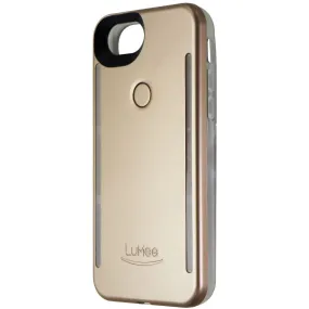 LuMee Duo Series Case for iPhone SE (2nd Gen) / iPhone 8 / iPhone 7 - Gold Matte