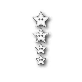 Memory Box/PoppyStamps - Super Star Buttons