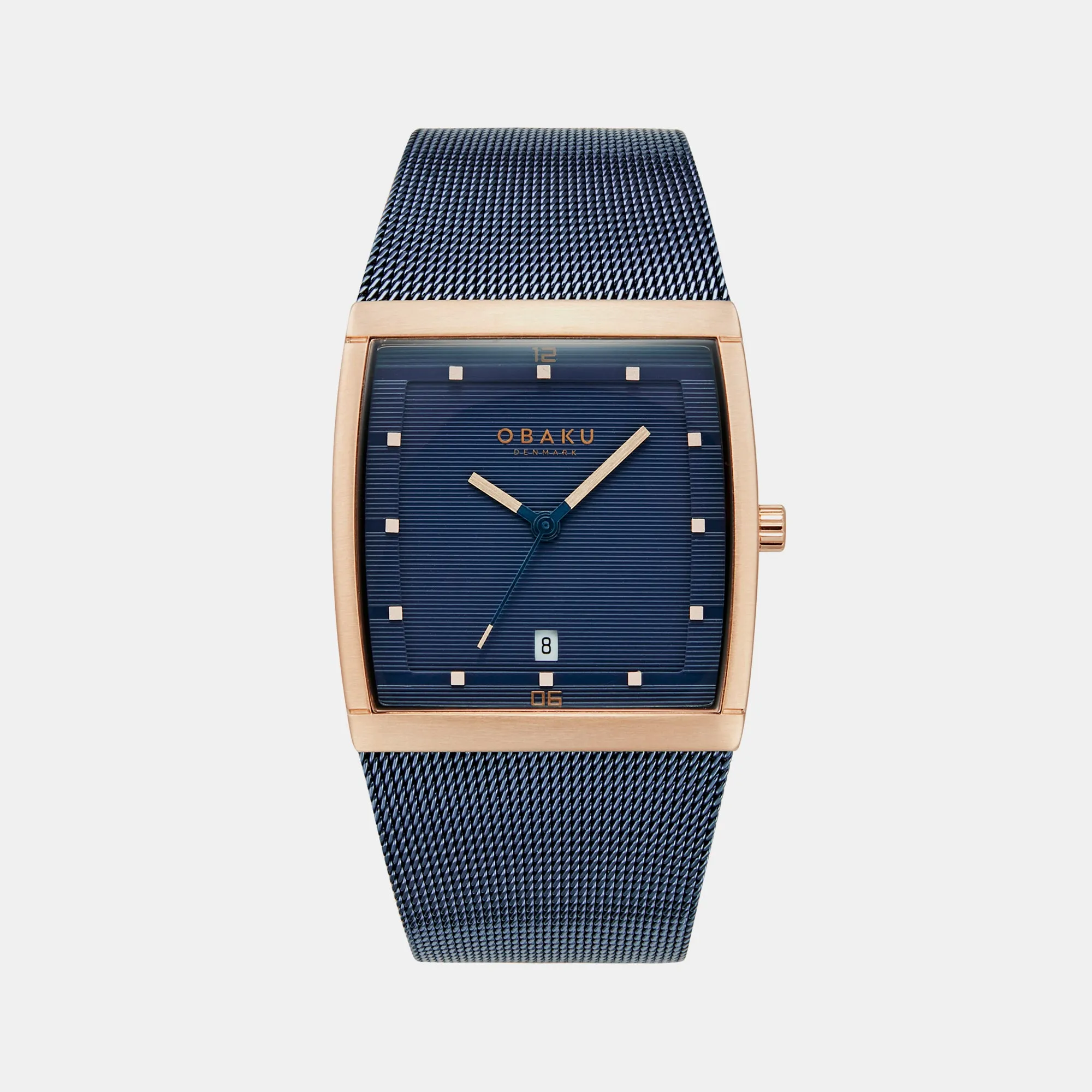 Men Blue Analog Brass Watch V102GDVLML