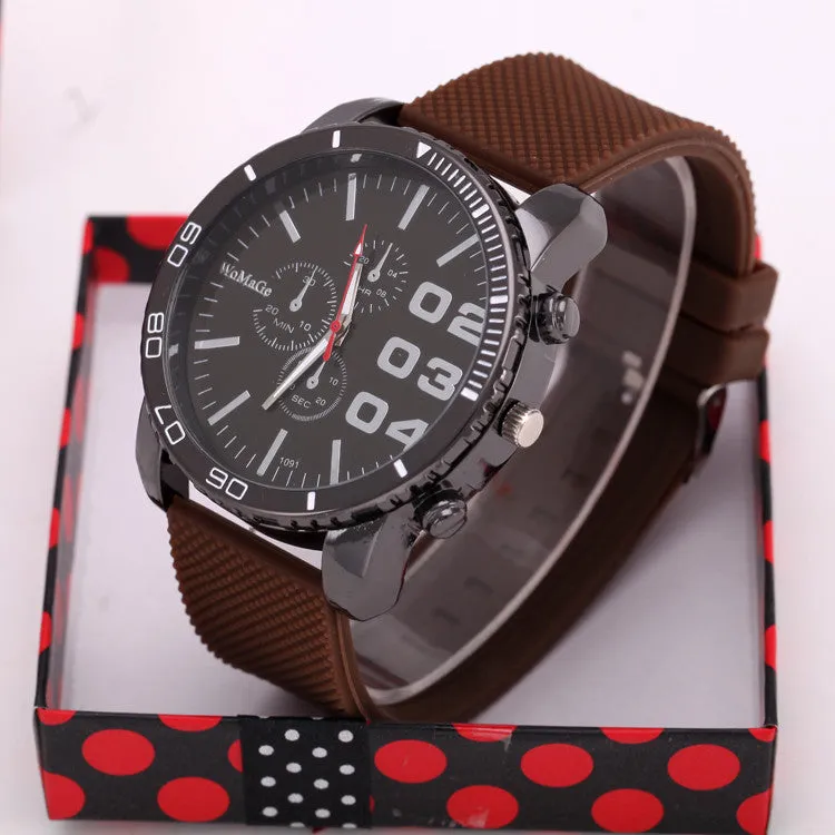 Men Wristwatch Sports Mens Army Military Watches Brand Male Clock Rubber Strap Outdoor Watch for Men Gift Relogio Masculino