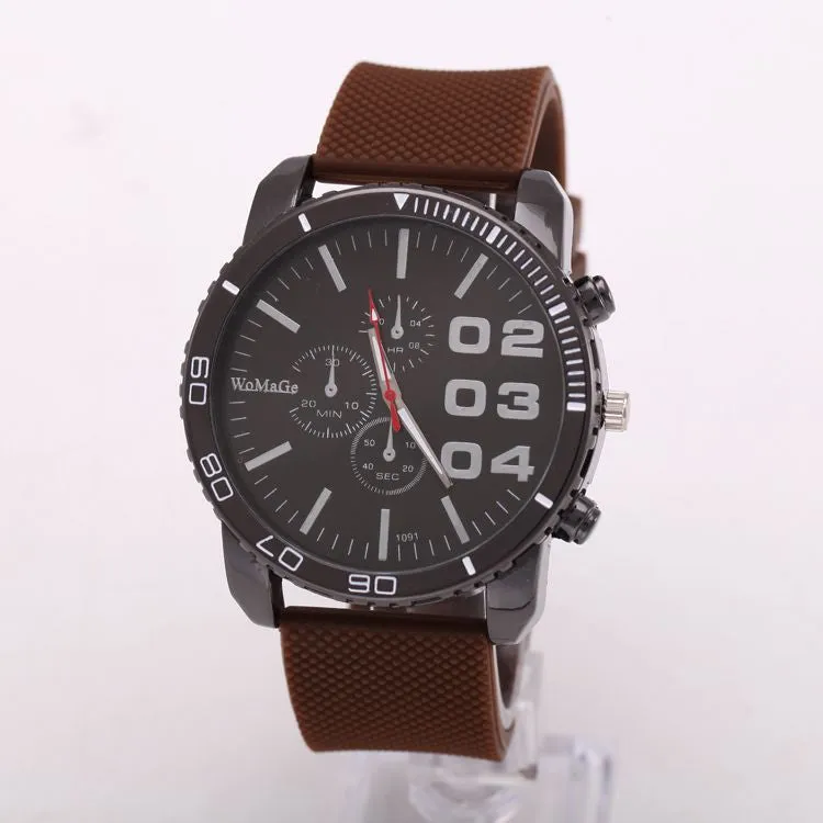 Men Wristwatch Sports Mens Army Military Watches Brand Male Clock Rubber Strap Outdoor Watch for Men Gift Relogio Masculino