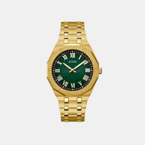 Men's Analog Green Dial Stainless Steel Watch GW0575G2