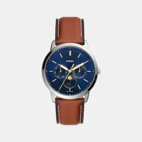 Men's Blue Leather Chronograph Watch FS5903