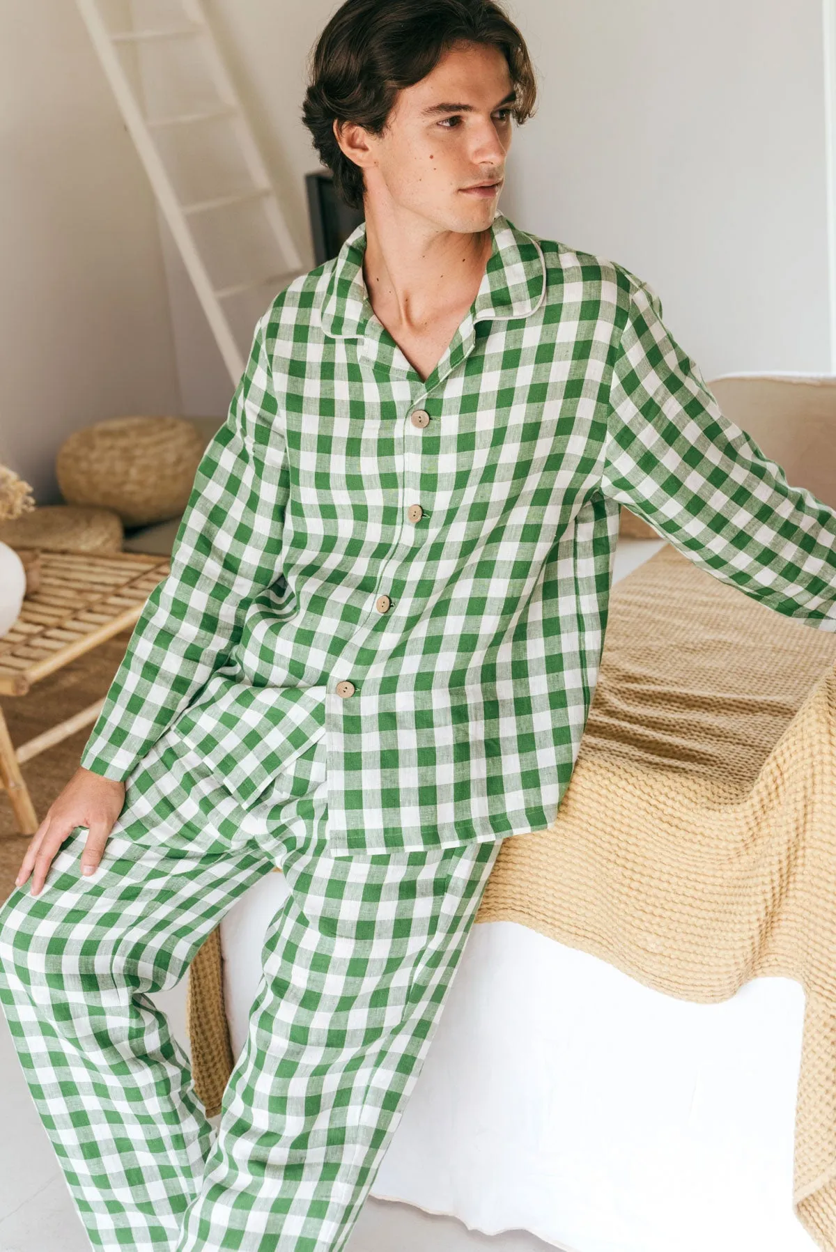 Men's Harry Classic Linen Pyjama Set