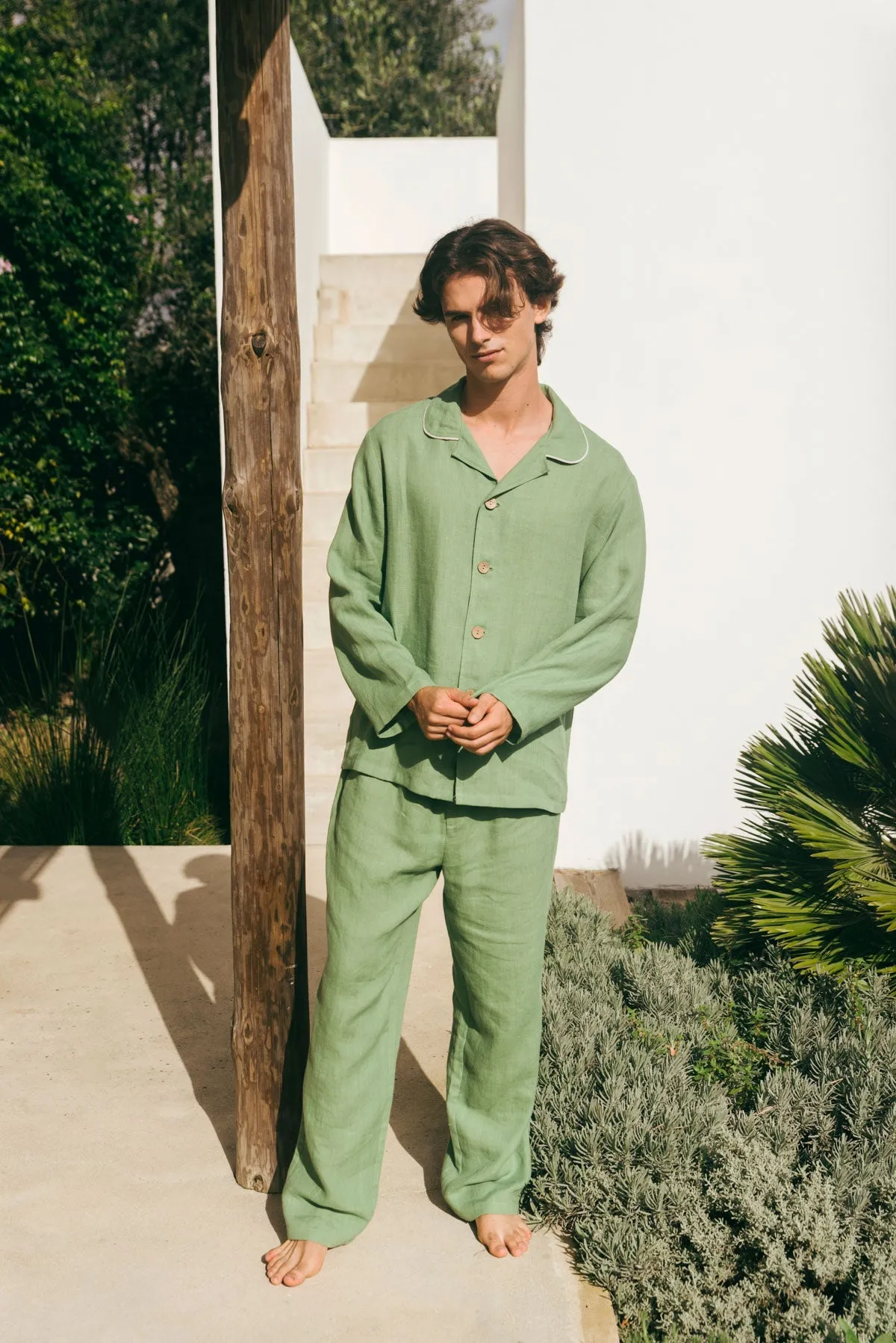 Men's Harry Classic Linen Pyjama Set