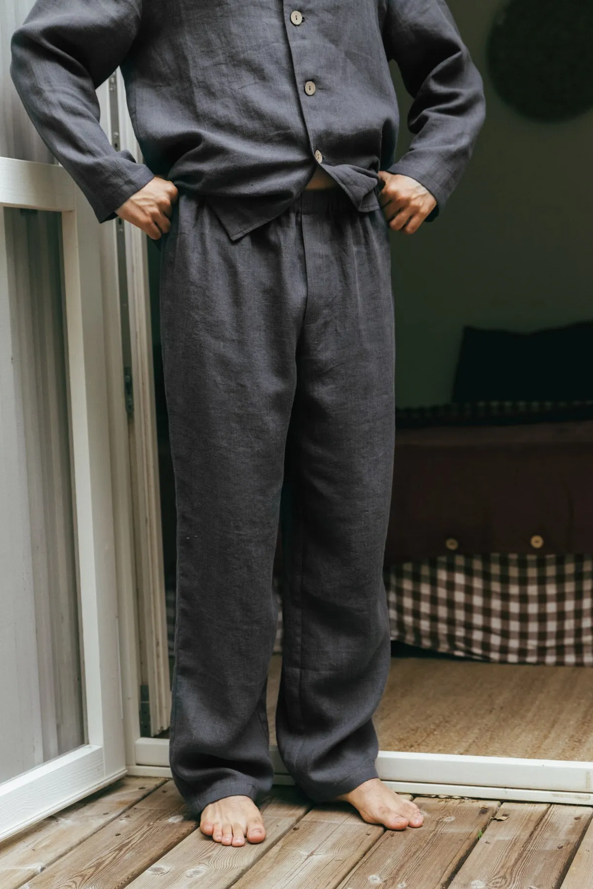 Men's Harry Classic Linen Pyjama Set