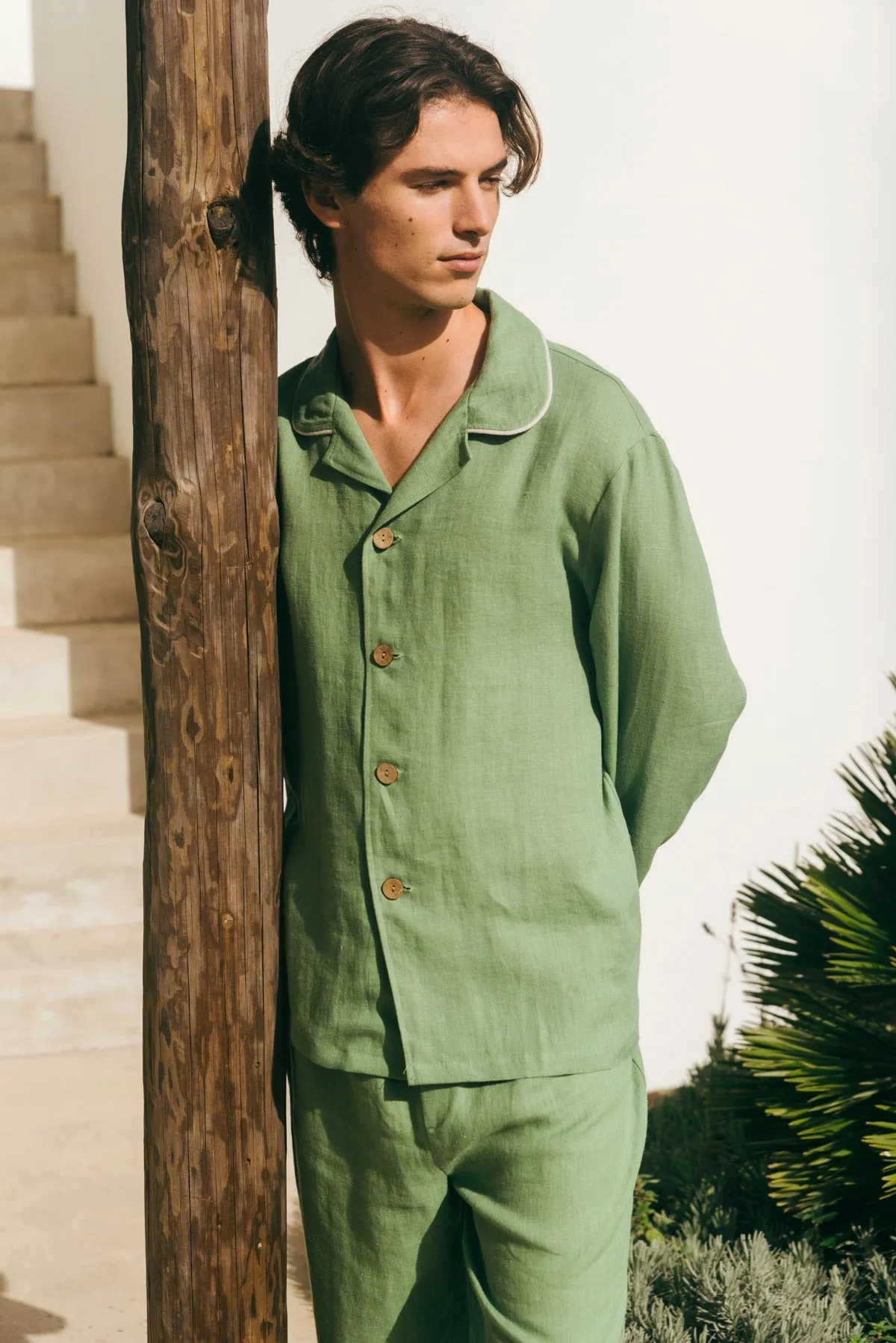 Men's Harry Classic Linen Pyjama Set