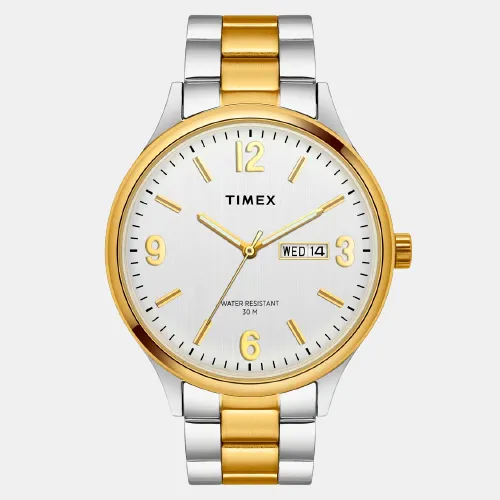 Men's Silver Analog Stainless Steel Watch TWEG18422