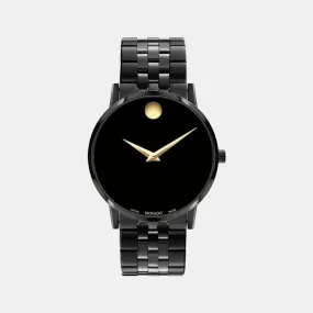 Museum Men's Black Analog Stainless Steel Watch 607626