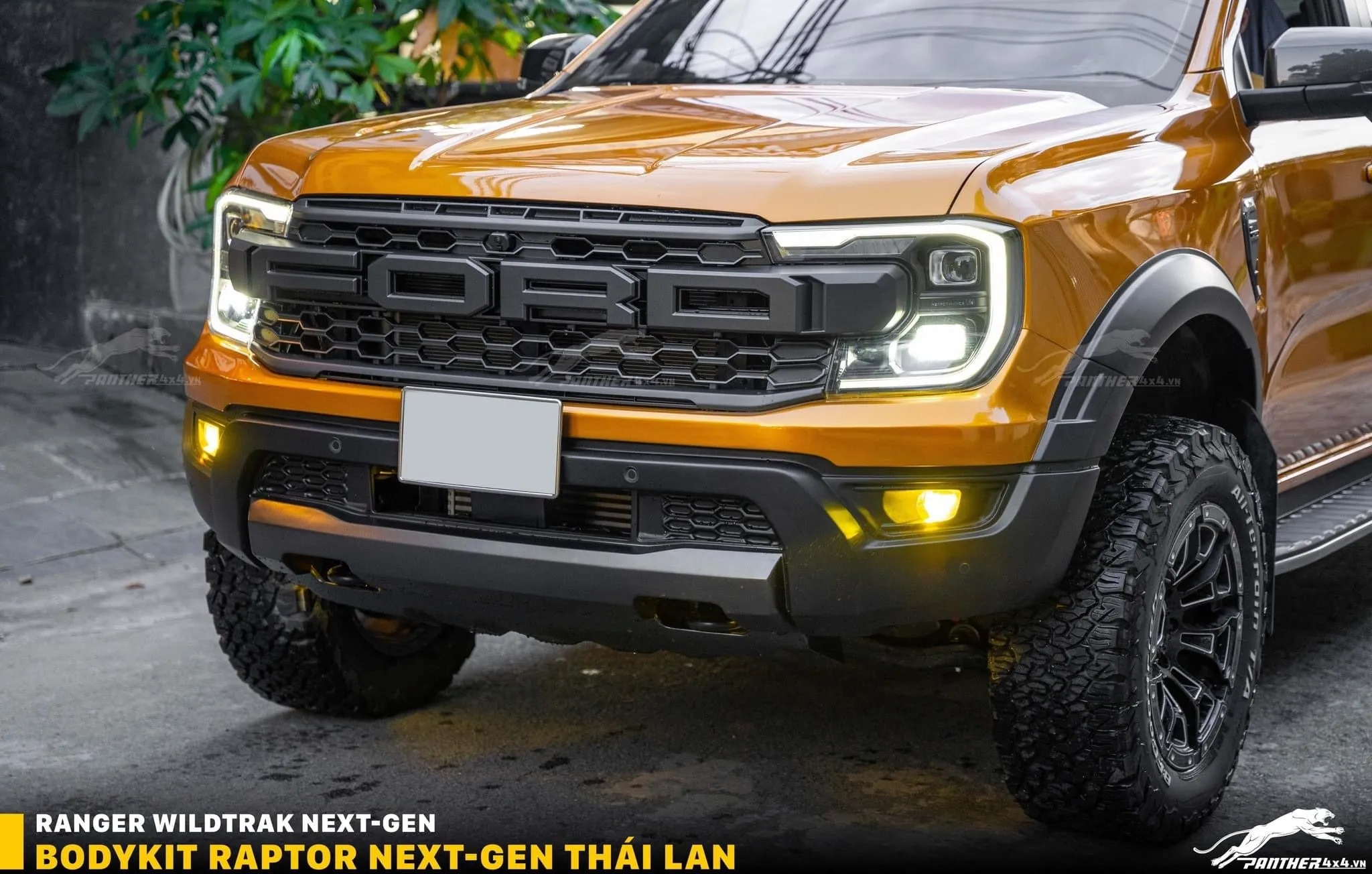 NEXT-GEN XLT, SPORT,  WILDTRAK - RAPTOR WIDE BODY KIT, FRONT BUMPER & REAL RAPTOR GRILL (  WORLDWIDE SHIPPING )