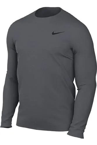 Nike Men's Dri-FIT Legend Long Sleeve T-Shirt 3XLarge Grey