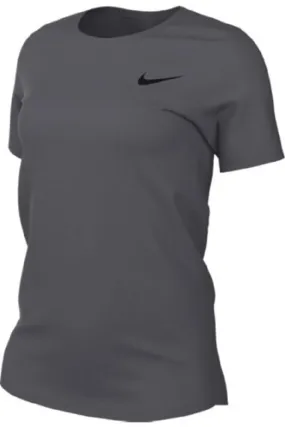 Nike Women's Legend Short Sleeve Crew T-Shirt Large Carbon Heather