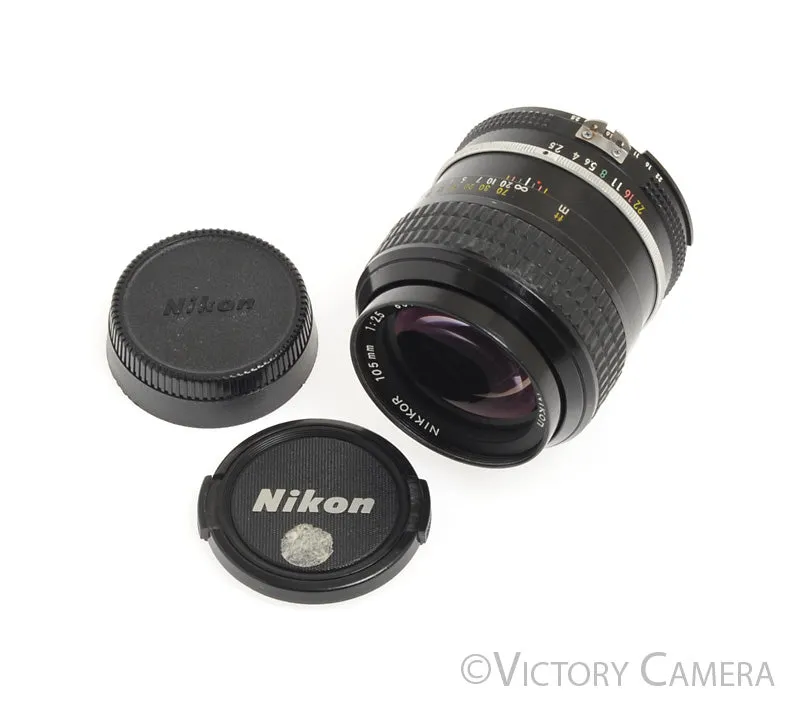 Nikon Nikkor 105mm f2.5 Photomic AI Portrait Prime Lens -Clean-