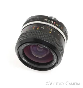 Nikon Nikkor 24mm f2.8 AI'd Wide Angle Prime Lens -Clean-