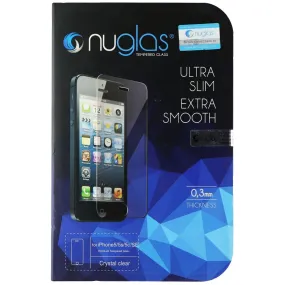 Nuglas Ultra Slim Extra Smooth Tempered Glass for iPhone SE (1st Gen) 5/5s/5c