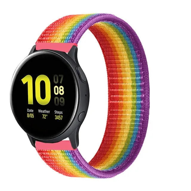 Nylon Sports Loop Watch Straps Compatible with the Samsung Galaxy Watch 3 (41mm)