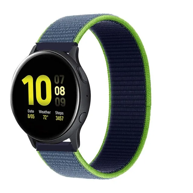 Nylon Sports Loop Watch Straps Compatible with the Samsung Galaxy Watch 3 (41mm)