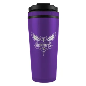 Officially Licensed Charlotte Hornets 26oz Ice Shaker - Purple