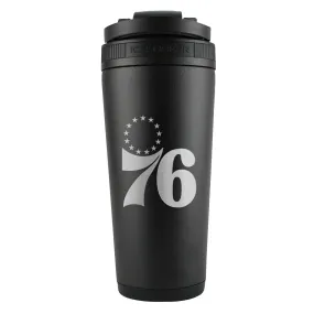 Officially Licensed Philadelphia 76ers 26oz Ice Shaker - Black