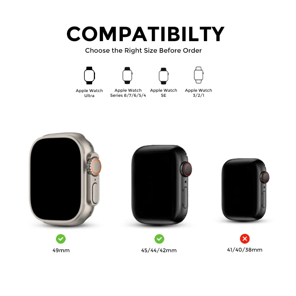 Pack 3 Sport Bands For Apple Watch Band 42mm 44mm 45mm 49mm Men Women