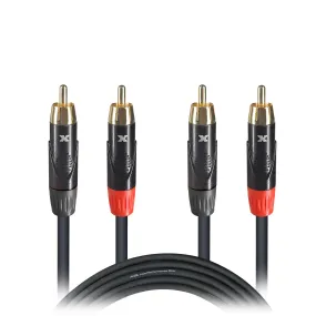 ProX XC-DRCA5 5' Ft. High Performance RCA Male to RCA Male Balanced Audio Cable