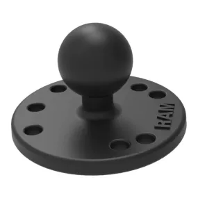 RAM ROUND PLATE WITH BALL (Retail Packaging)