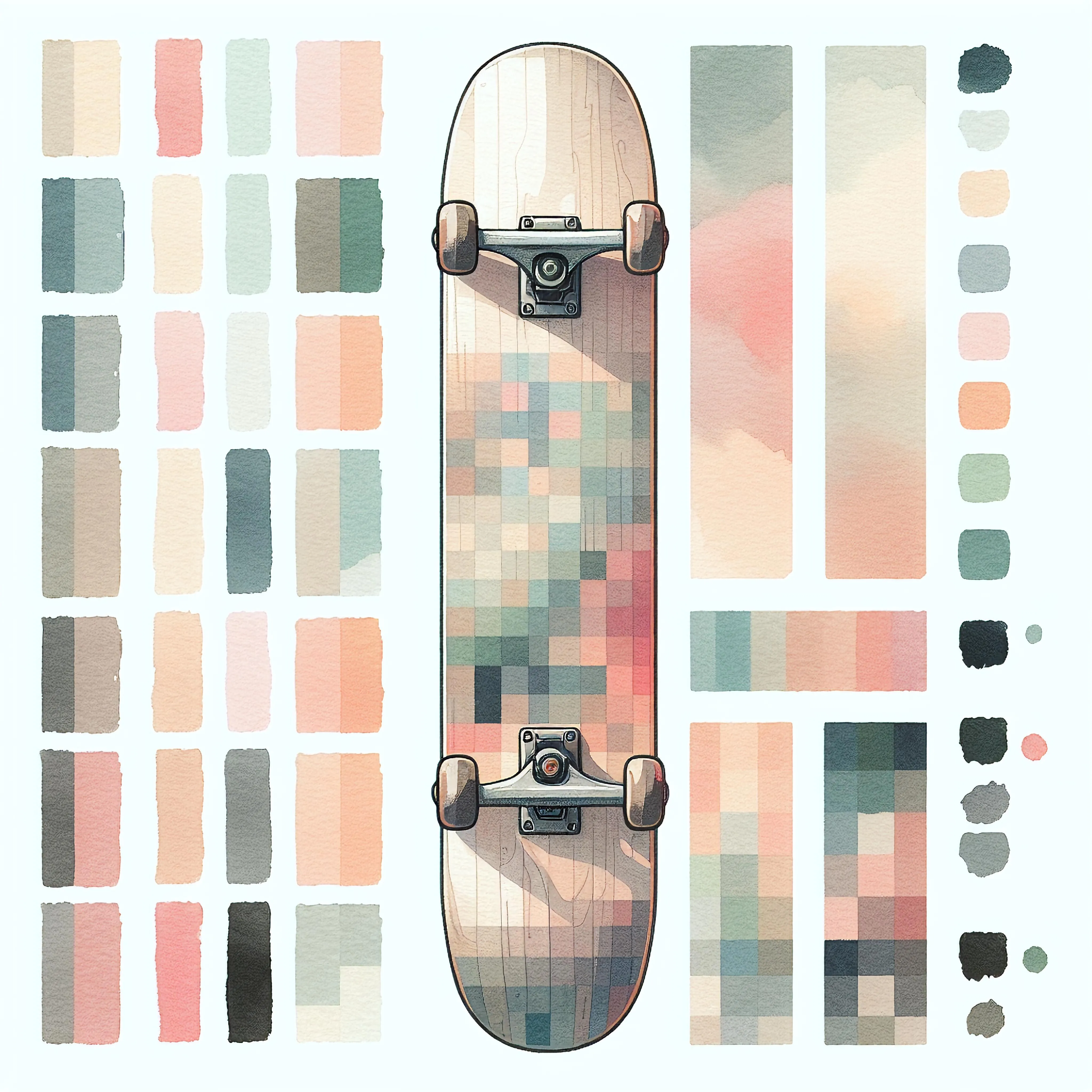 skateboard deck wall art