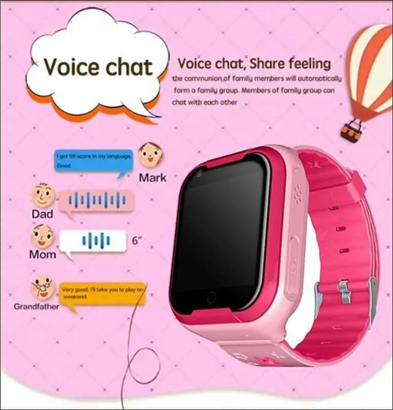 Smart Watch For Kids With 4G GPS Wifi Tracker