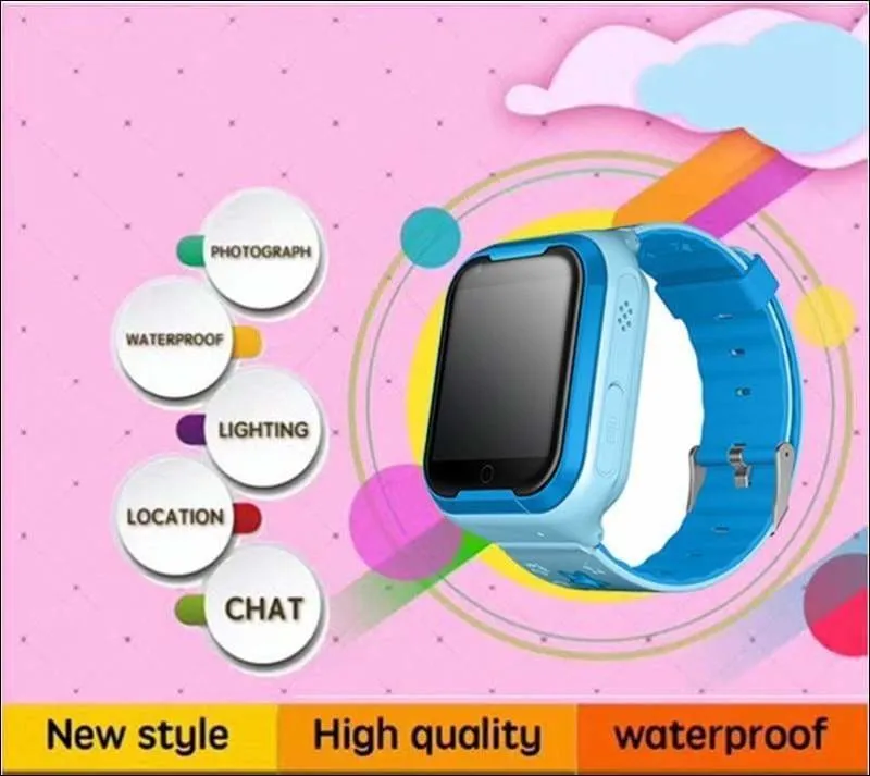 Smart Watch For Kids With 4G GPS Wifi Tracker