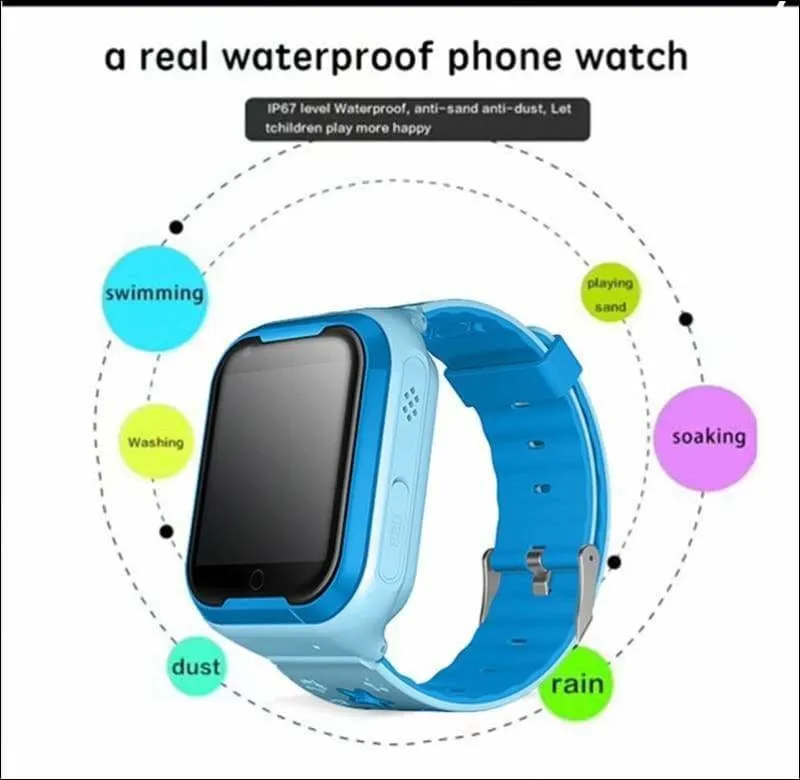 Smart Watch For Kids With 4G GPS Wifi Tracker