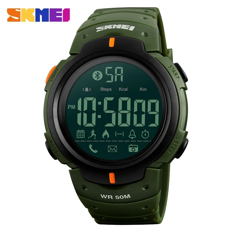 Sport Smart Watch Men SKMEI Brand Pedometer Remote Camera Calorie Bluetooth Smartwatch Reminder Digital Wristwatches Relojes