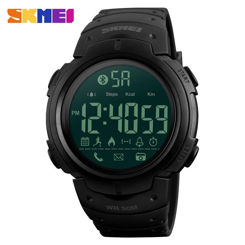 Sport Smart Watch Men SKMEI Brand Pedometer Remote Camera Calorie Bluetooth Smartwatch Reminder Digital Wristwatches Relojes