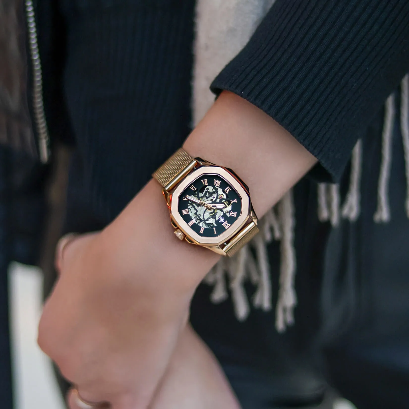 The Ava Automatic - Rose Gold