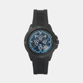 Touchdown Men Blue Analog Silicon Watch PSFBA0523