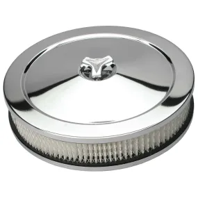 Trans-Dapt Chrome Air Cleaner - Muscle Car Style - 10" Diameter