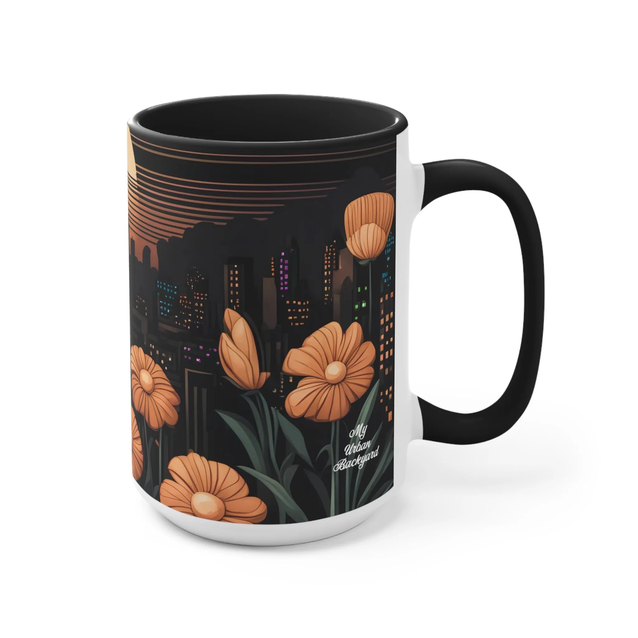 Urban Sunset, Ceramic Mug - Perfect for Coffee, Tea, and More!