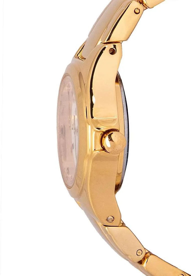 Valentino 20122307-WHITE DIAL Gold Stainless Steel Watch for Women