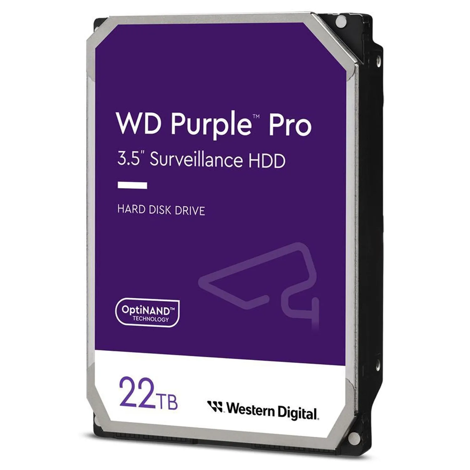 WD Purple Pro WD221PURP 22TB 7200 RPM 512MB Cache SATA 6.0Gb/s 3.5" Internal Hard Drive