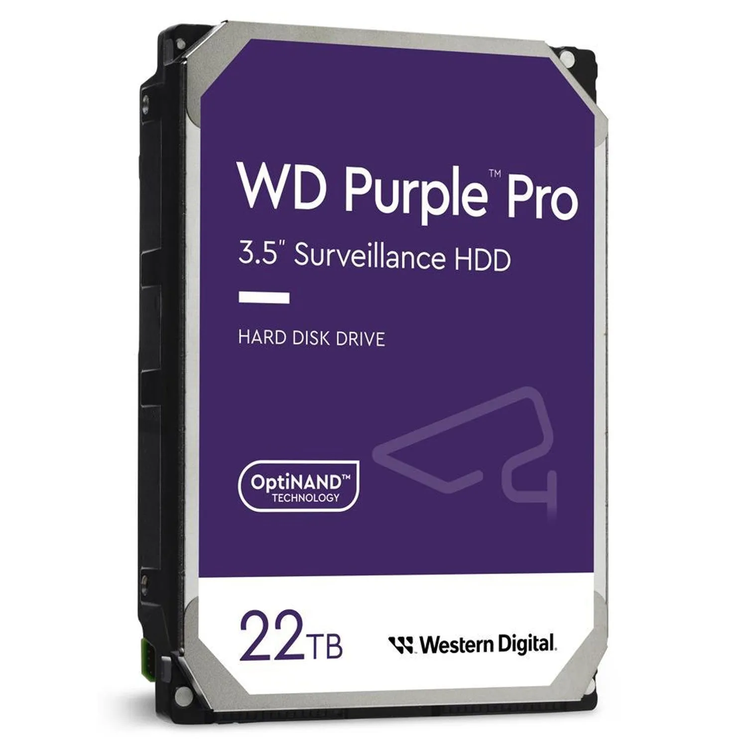 WD Purple Pro WD221PURP 22TB 7200 RPM 512MB Cache SATA 6.0Gb/s 3.5" Internal Hard Drive