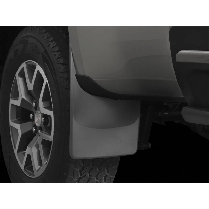 WeatherTech MudFlaps - Rear - Flares - Black - GM Compact Truck 2015-16