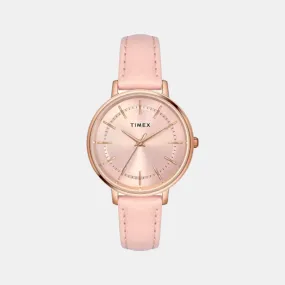 Women Analog Leather Watch TWEL15801